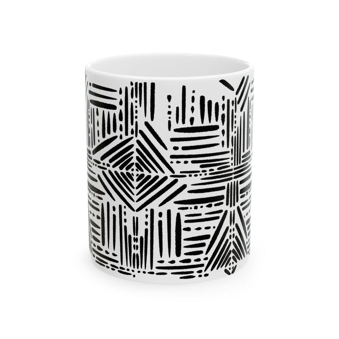 Fort Greene White Ceramic Mug