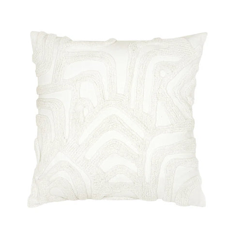 White Kobo Decorative Pillow