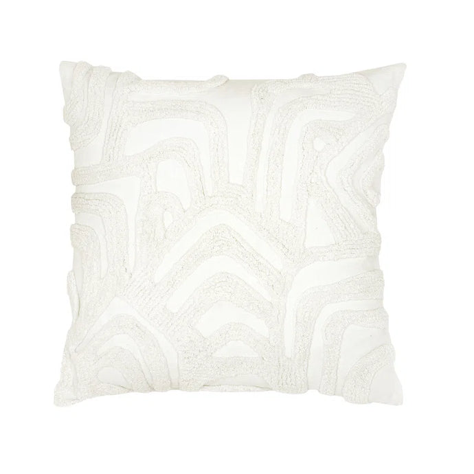 White Kobo Decorative Pillow