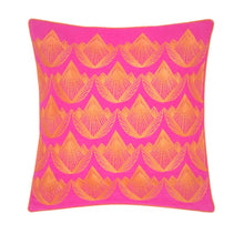 Lotus Decorative Pillow Orange/Pink