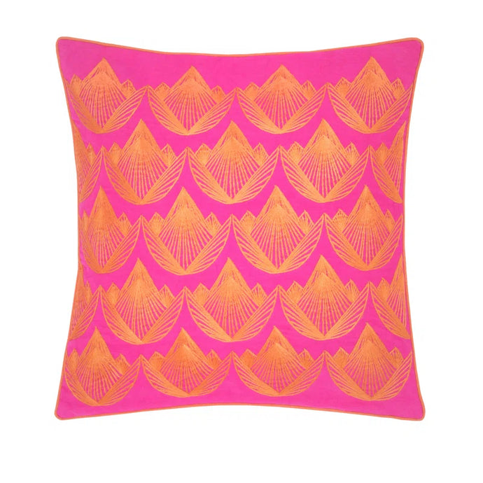 Lotus Decorative Pillow Orange/Pink
