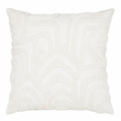 White Kobo Decorative Pillow