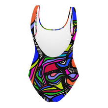 It's A Colorful Whirled One-Piece Swimsuit