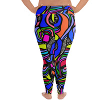 It's a Colorful Whirled Plus Size Leggings