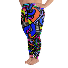 It's a Colorful Whirled Plus Size Leggings