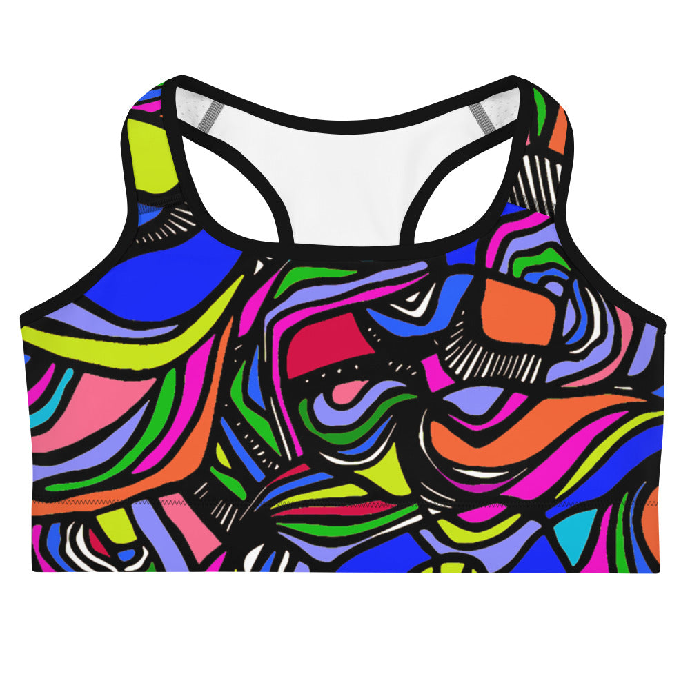 It's a Colorful Whirled Classic Sports Bra