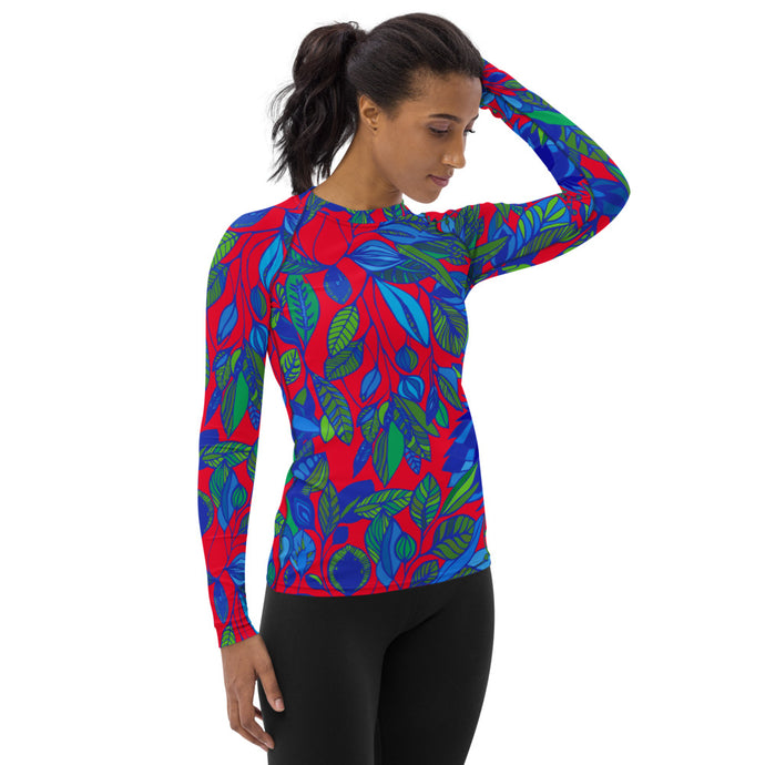 Red Lala Women's Long Sleeve Fitted Top