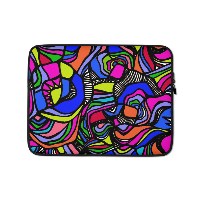 It's a Colorful Whirled Laptop Sleeve – Rochelle Porter Design