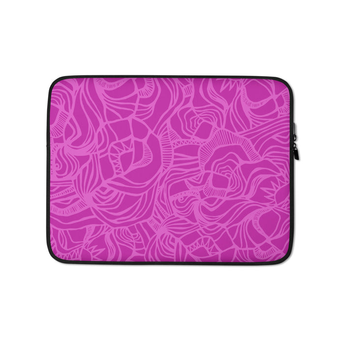 Orchid Zebra Laptop Sleeve